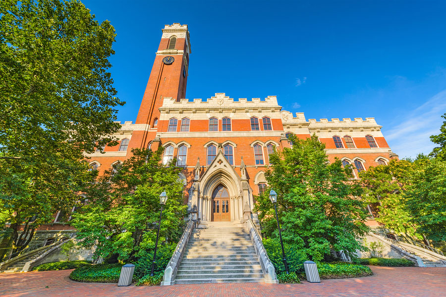 Campus of Vanderbilt Unversity in Nashville, Tennessee